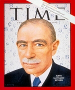 Keynes in una copertina della rivista statunitense TIME